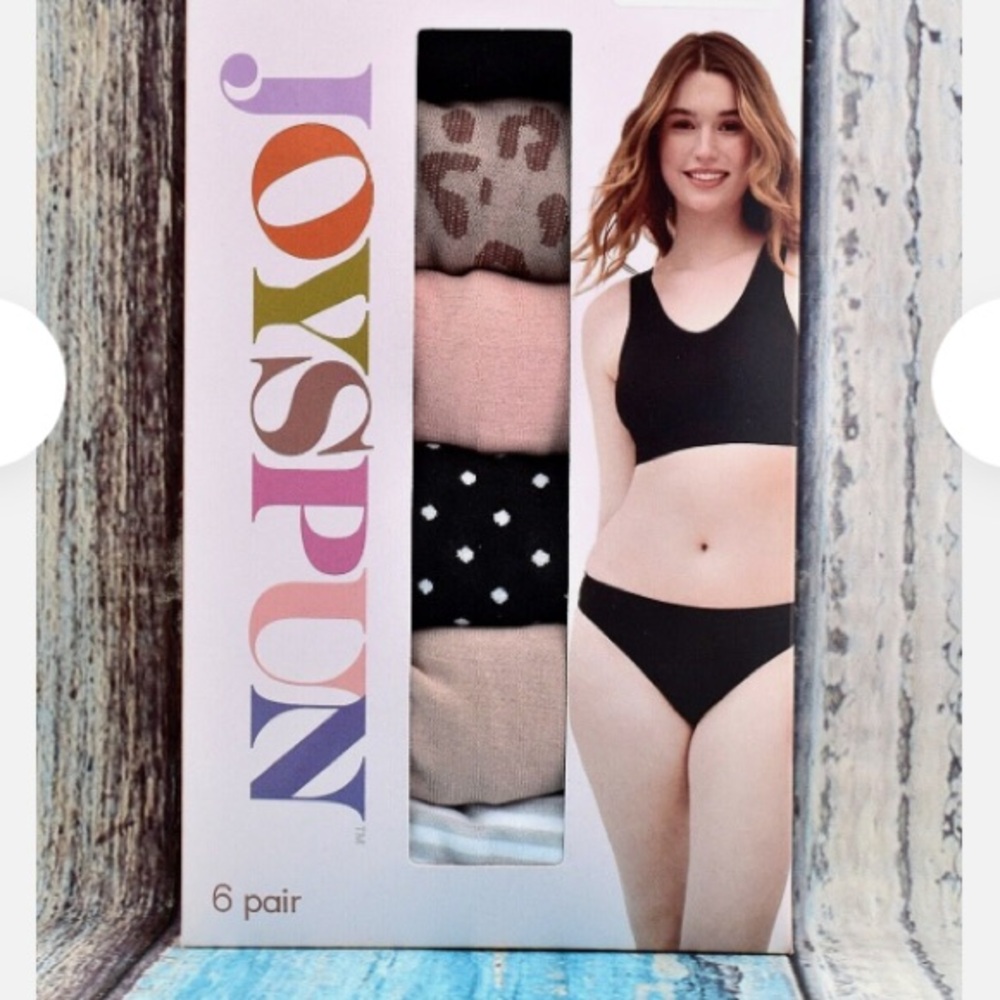 NEW 6-pack Joyspun Women’s XXXL Assorted Multi Seamless Thong Panties Set NIB - Picture 7 of 12